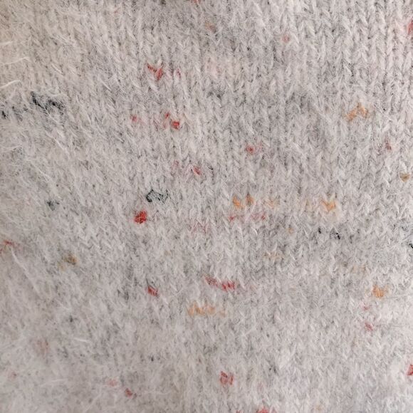 Lou & Grey for Loft Fuzzy Confetti Speckled Oversized Turtleneck Sweater Sz M - Picture 7 of 10